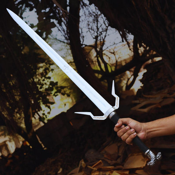 Handmade witcher sword Master Sword Of Geralt Of Rivia Feline Viking sword Personalized gift for men gift for Him